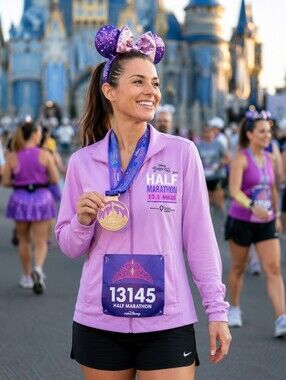 Disney Lavender Princess Half Marathon Jacket - Purple Accents